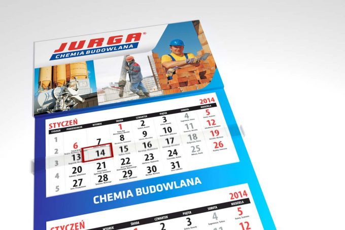 Kalendarz trójdzielny jurga chemia budowlana